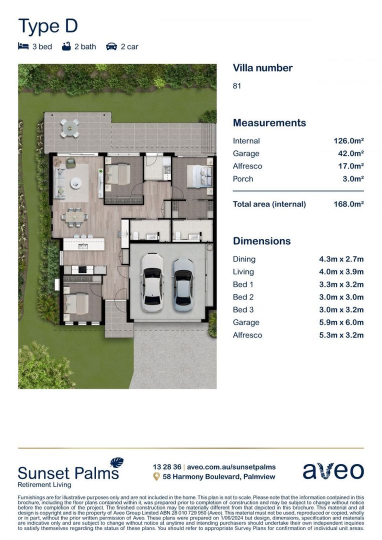 Luxury 3-bedroom villa selling now!