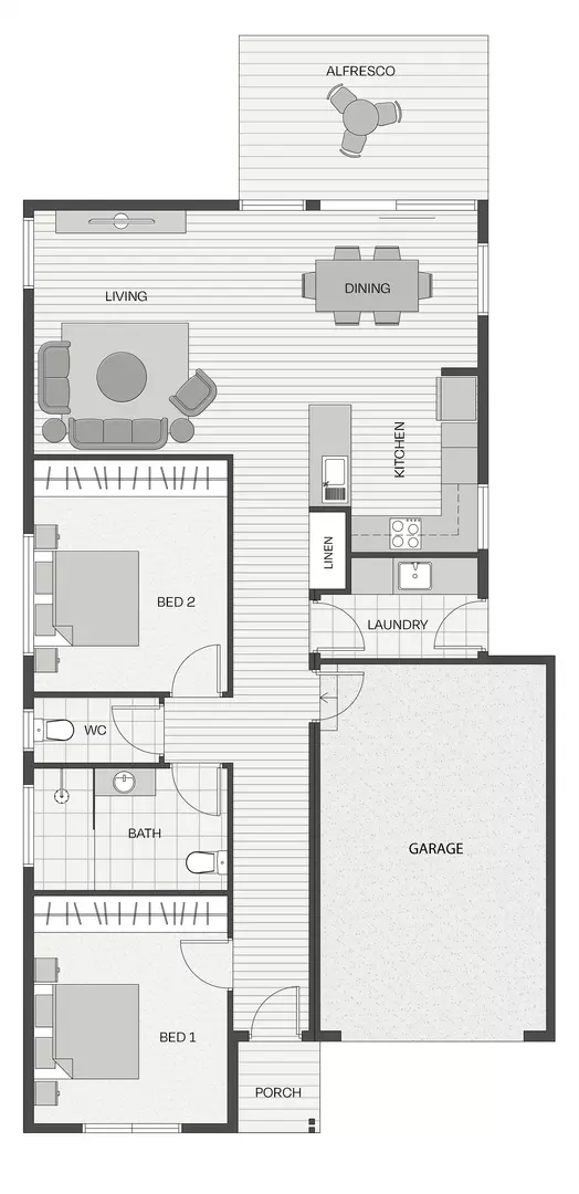 Light-Filled Living, Effortless Flow - The Dianella