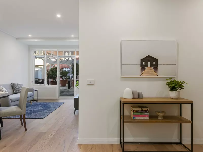 Terrace Home with Study in a Peaceful Garden Setting