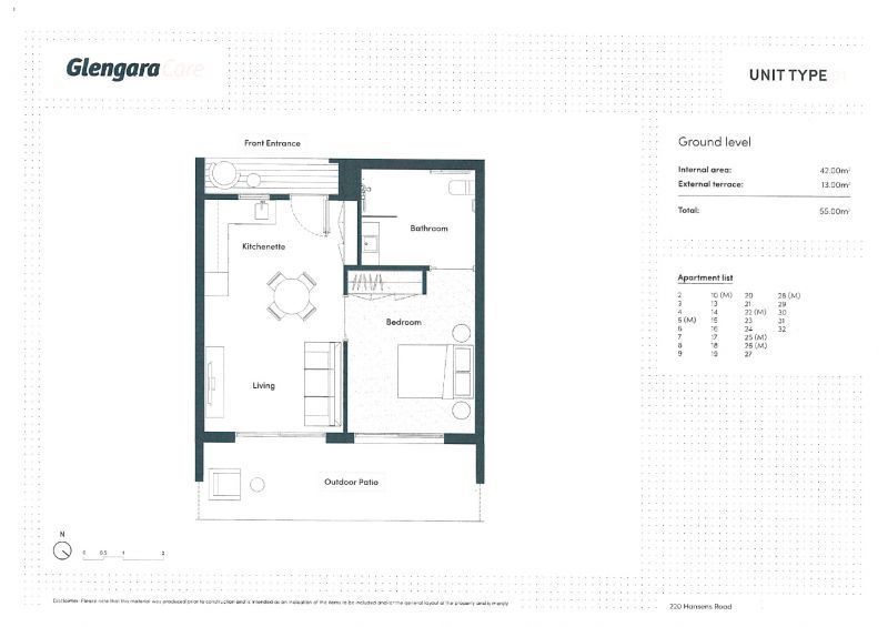 Bright apartment on the ground floor, close to all amenities and social areas