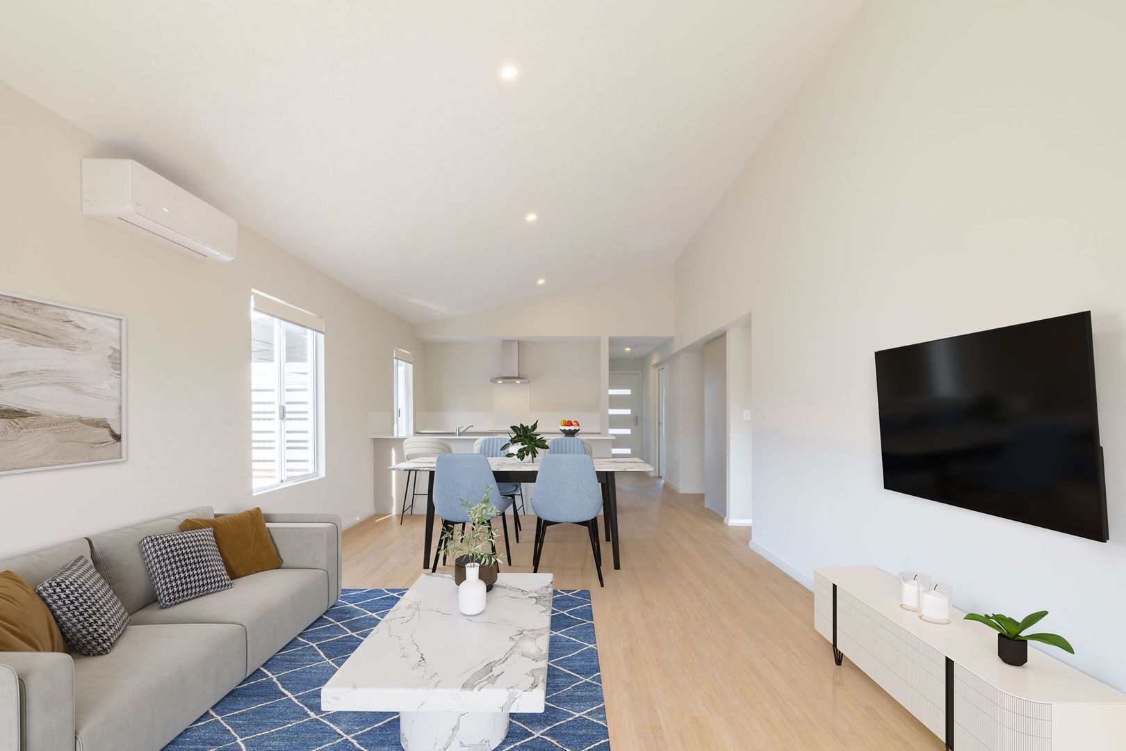 Modern 3-bedroom with double carport