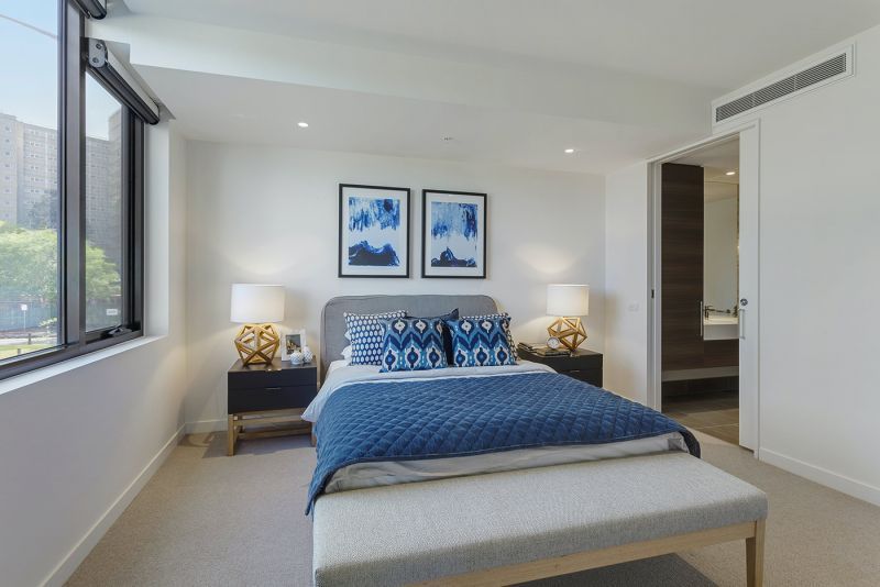 It's hardly downsizing with this three bedroom, 2 bathroom apartment in inner-city Melbourne