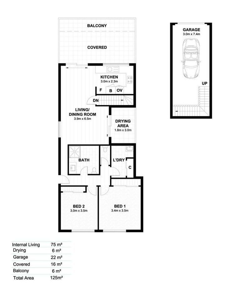 Well Designed, Light Filled Apartment