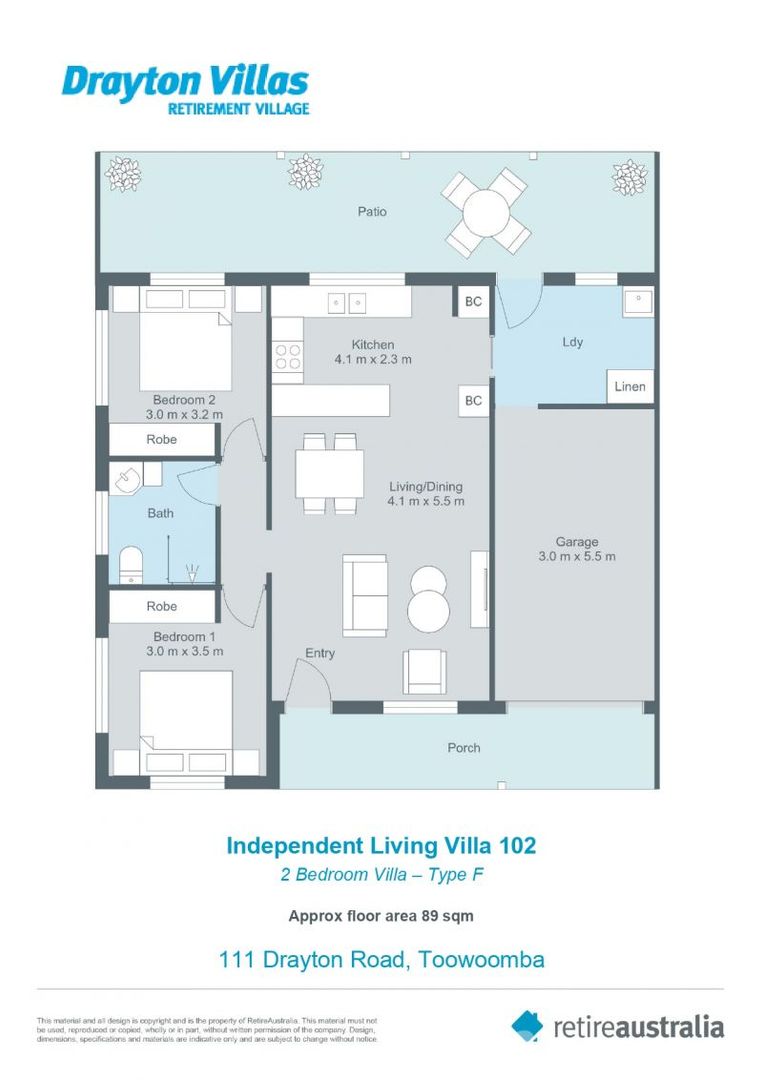 Retire in an established welcoming community