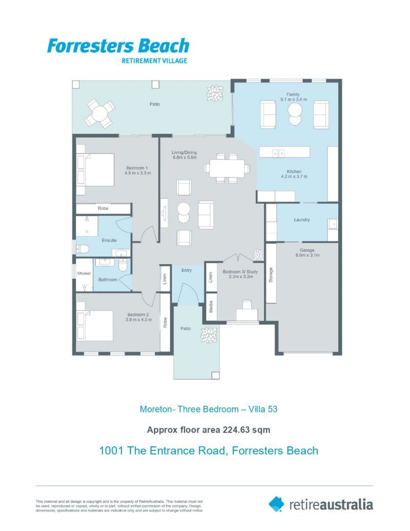 Beautiful villa in peaceful location