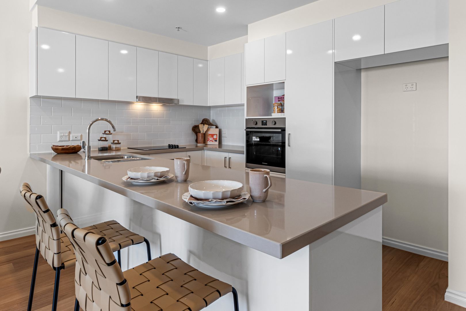 The modern apartment with breathtaking views