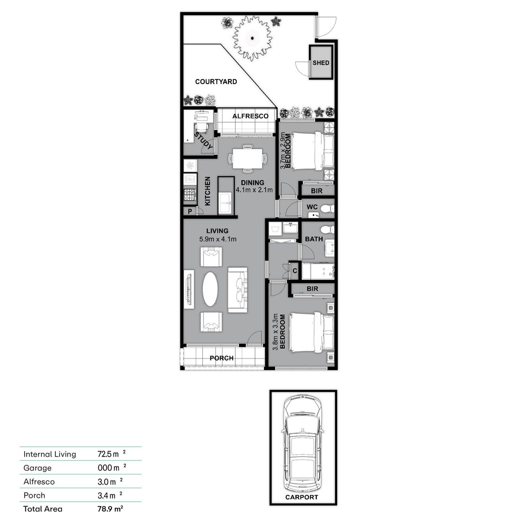 Renovated, Private Unit, Moments from Village Life