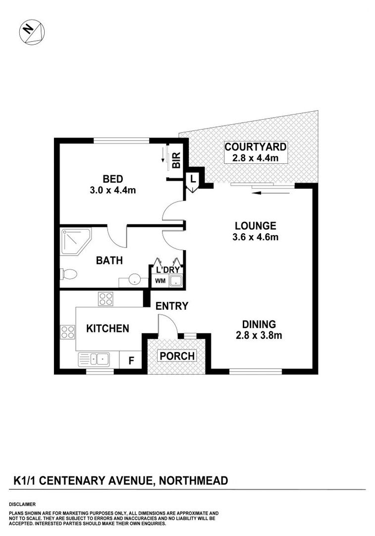 Spacious one bedroom retirement unit in fantastic location