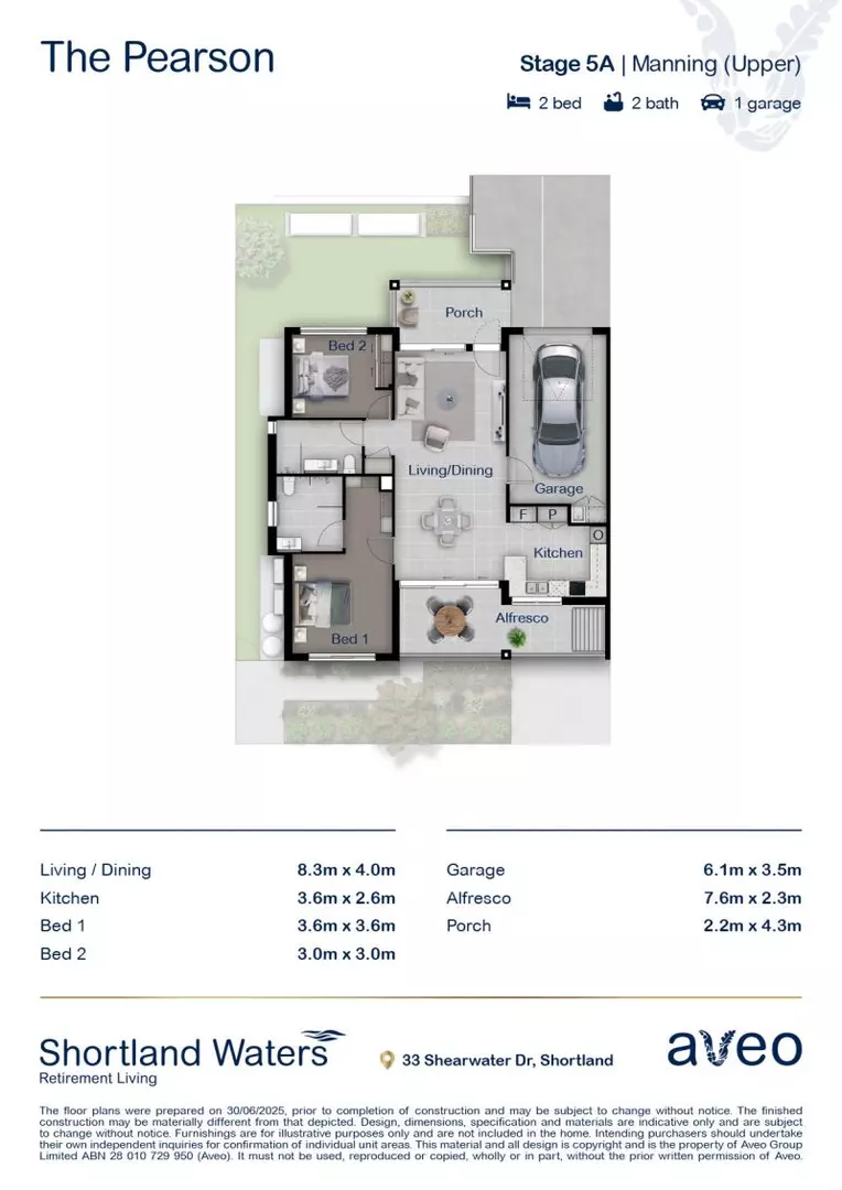 Enjoy relaxed retirement living with lovely views across the golf course