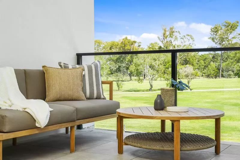 South-facing apartment with stunning Burleigh Golf Course views