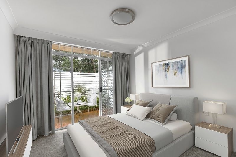 Elegant, open plan unit featuring a sunny north facing terrace