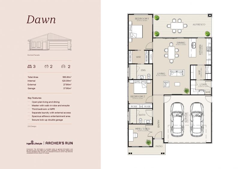 Welcome to the Dawn - Spacious Living with Versatility and Style