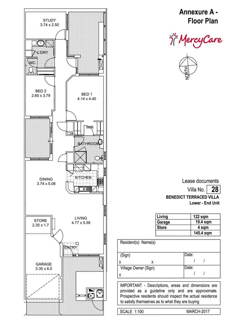 UNDER OFFER Surprisingly Spacious Courtyard Villa
