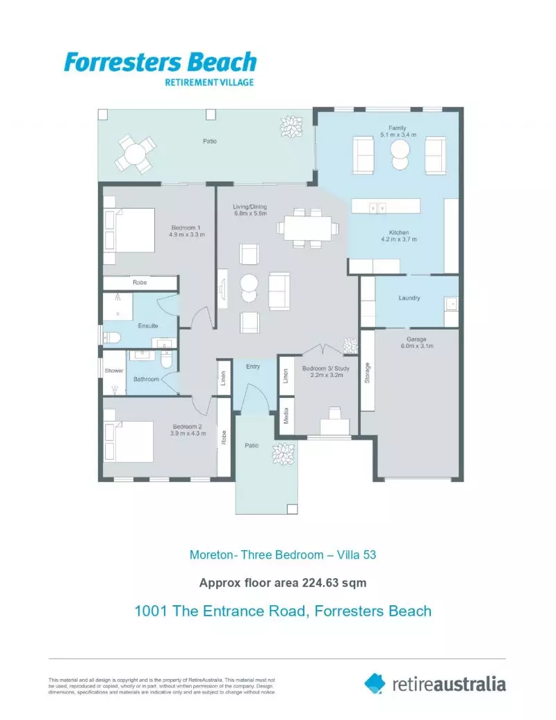 Beautiful villa in peaceful location