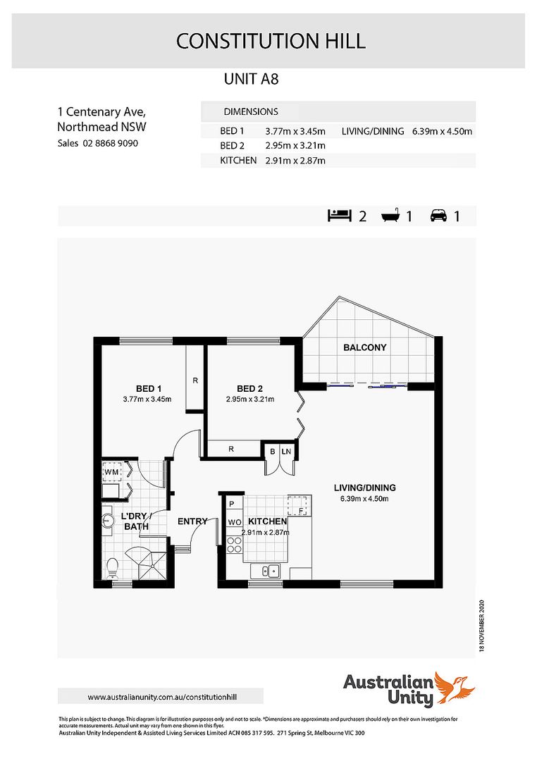 Garden setting North facing ground level unit