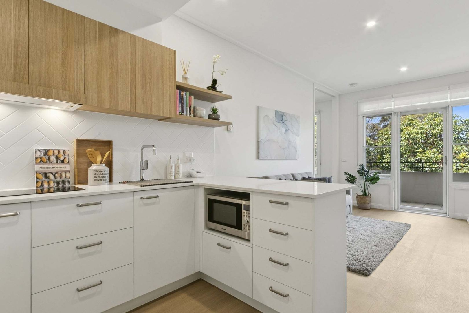 Freshly Renovated with Leafy Balcony Views