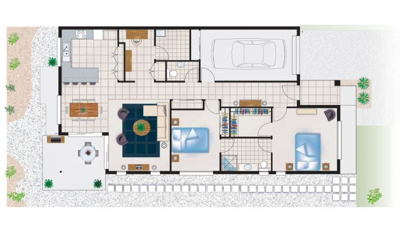 Open, spacious and easy living