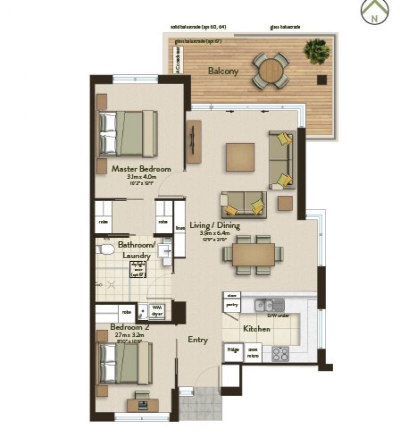 Contemporary Retirement Living in a Quiet Location