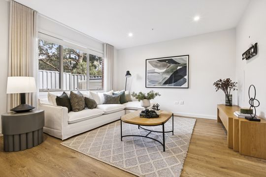 Stylish ground floor two-bedroom apartment