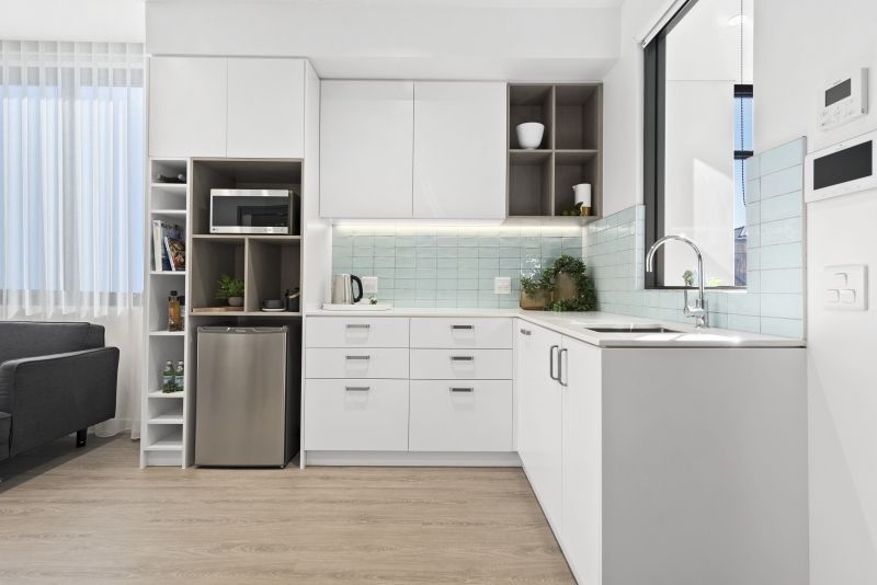 Easy lift access and convenient proximity to the dining room. Light and airy for year around entertainment.