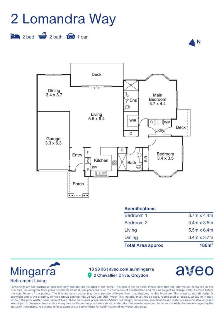 Stylish low-maintenance retirement living