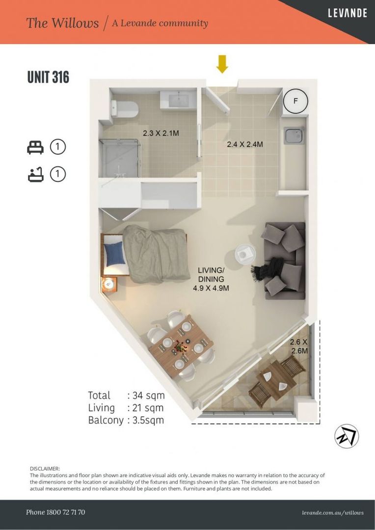 316/229 Windsor Street, Winston Hills