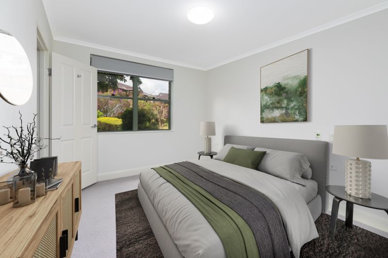 Stylishly refurbished garden style unit with level access throughout, close to all amenities