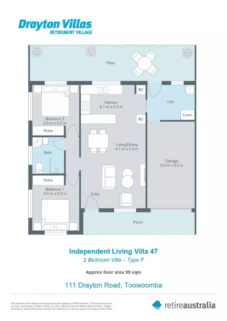 Retire in an established welcoming community
