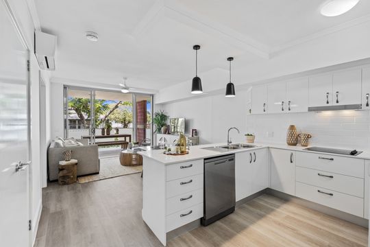 Relaxed bayside living in a two-bedroom apartment