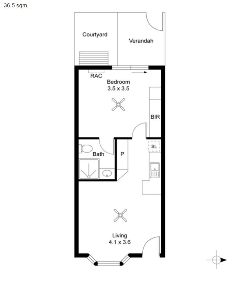 Freshly Updated Serviced Apartment with Private Courtyard