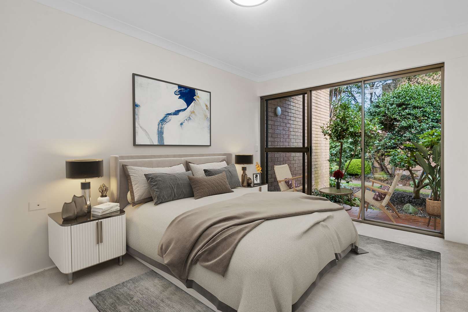 Spacious two-bedroom residence in a peaceful setting