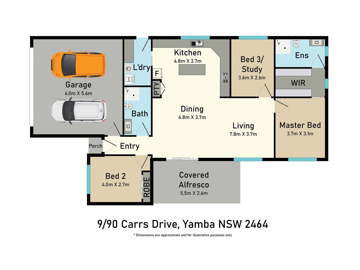 Corner Block, 12-Metre North-Facing Alfresco - Clifton Yamba