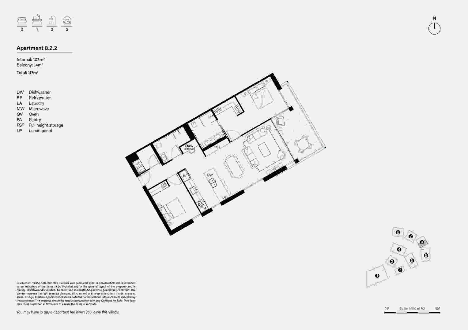 Apt 822 - First floor sanctuary with sweeping views 