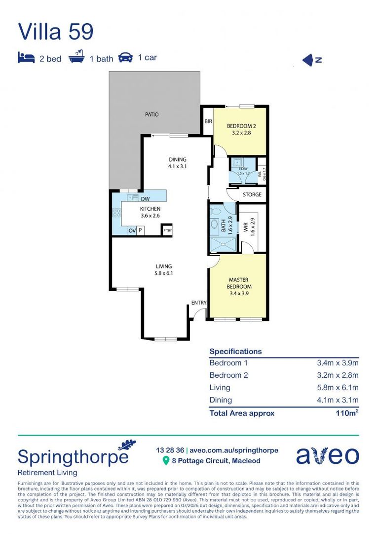Stylishly Renovated Retirement Villa with Spacious Living
