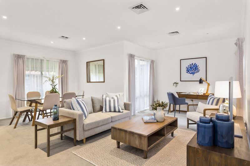 Enjoy serene living in this modern two-bedroom villa