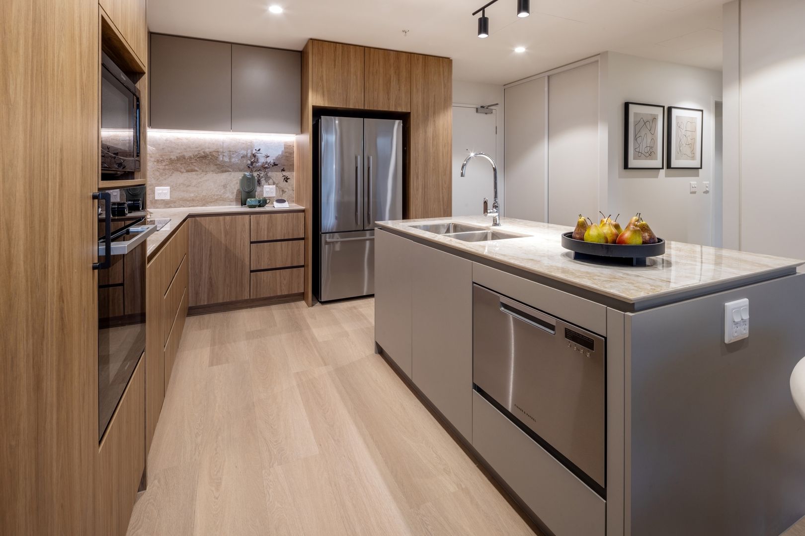 Generous, light-filled two-bedroom residence with a private balcony