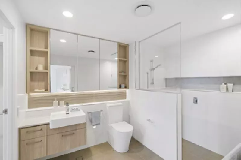 Light-filled north-facing terrace with bowling green views