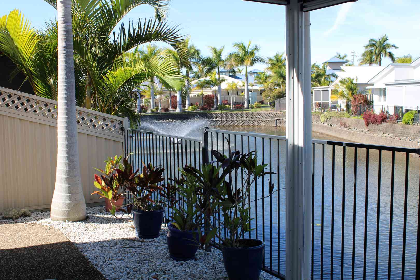 Gorgeous internal lake view home