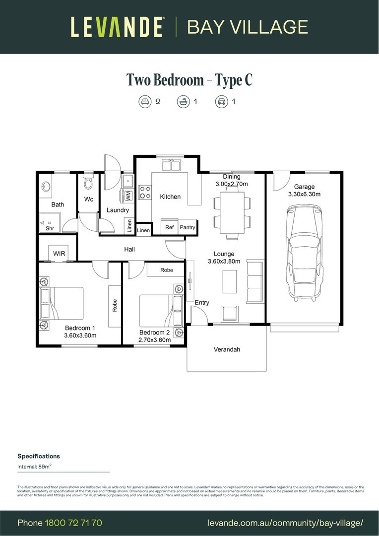 Two Bedroom | Villa 18