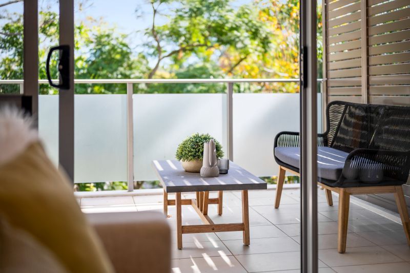 Stunning, Elevated Residence with Leafy Balcony Views