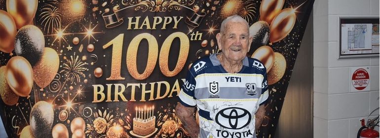 Doc marks 100 years as a Townsville local