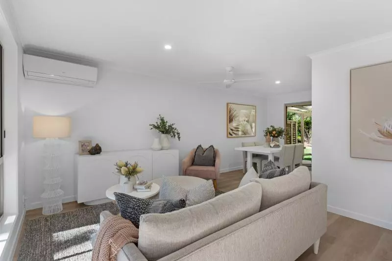 Light-filled, two-bedroom villa under renovation