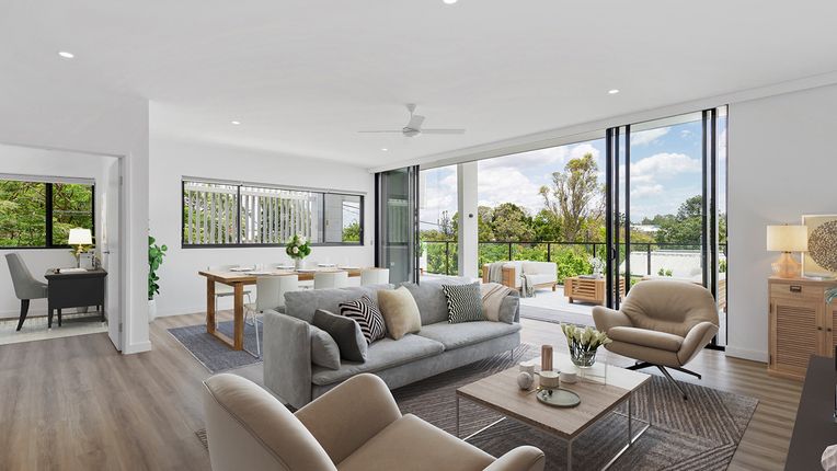 Interior of an apartment at Kingsford Terrace Corinda