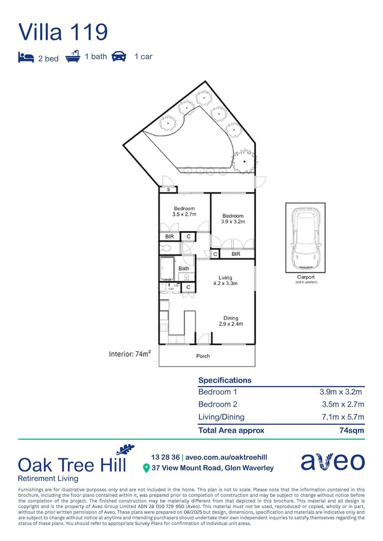 Beautiful two-bed villa in a great location