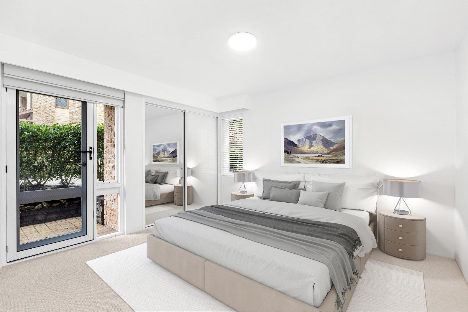 Spacious 2-Bedroom Unit with Garden Views