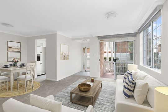 Newly renovated spacious ground floor unit in ideal location.