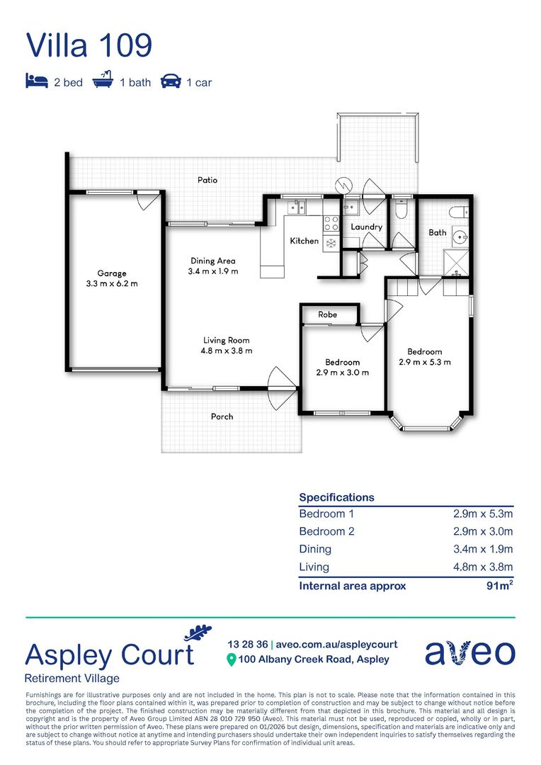Spacious Two-Bedroom Unit in a Prime Location