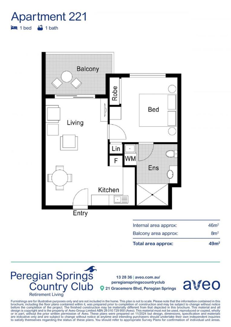 Light-filled modern apartment with lovely views of the gardens and pool!