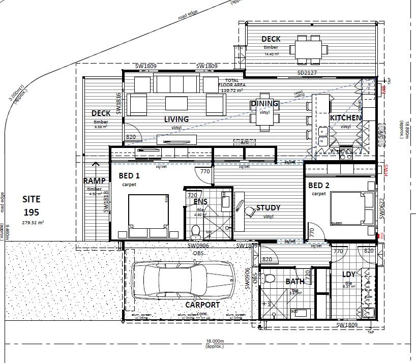 Modern Two-Bedroom Corner Residence