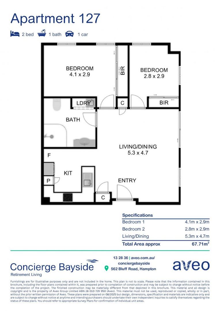 Enjoy easy living in this beautiful two-bedroom apartment